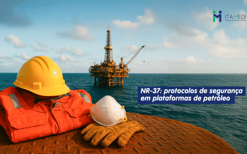 NR-37: protocolos de segurança em plataformas de petróleo Conheça a NR-37, norma que define os protocolos de segurança e saúde em plataformas de petróleo