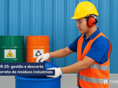 NR-25: gestão e descarte correto de resíduos industriais
